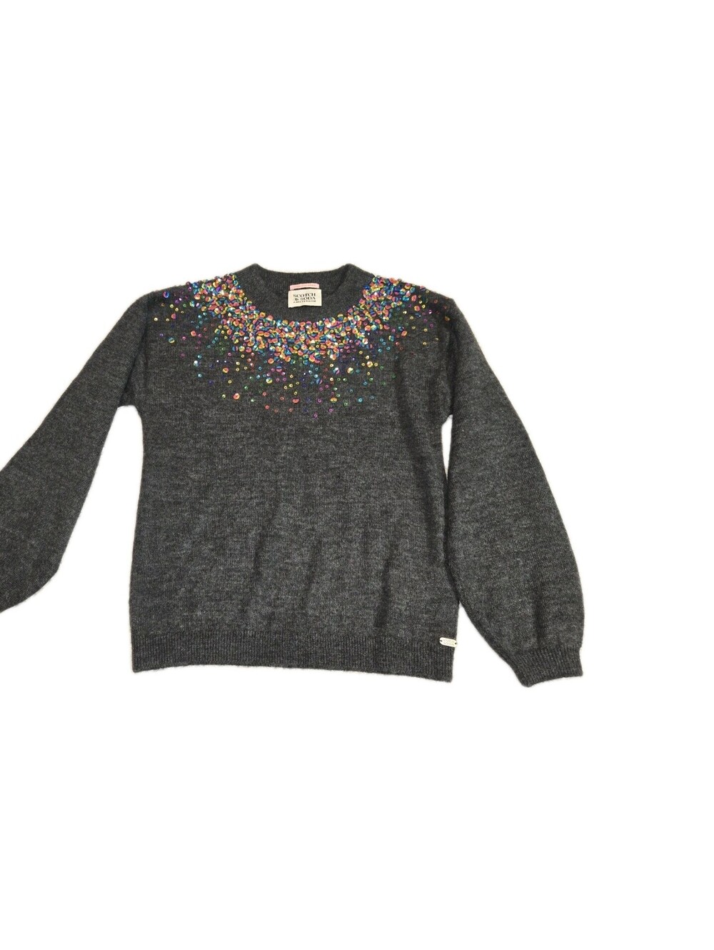 scotch and soda womens Pullover Sweater  Sz 12 Alpaca Blend With Multicolor...